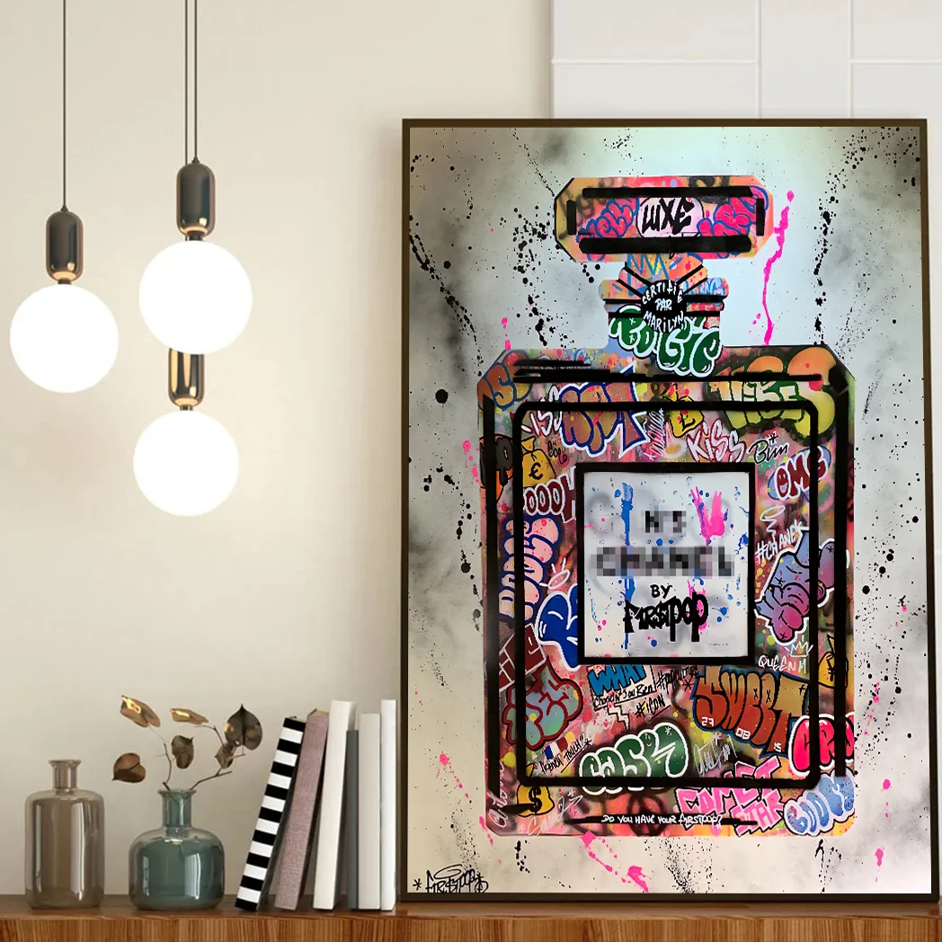 Perfume Fragrance House - Abstract Street Graffiti Ink Style Perfume