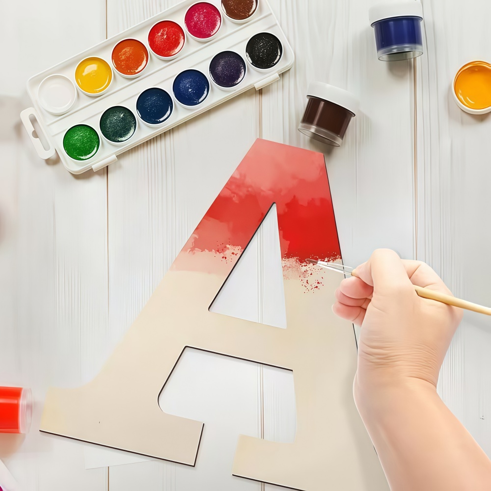 26pcs Designable Wood Letters  - đánh giá và giá Oud Wood Chip