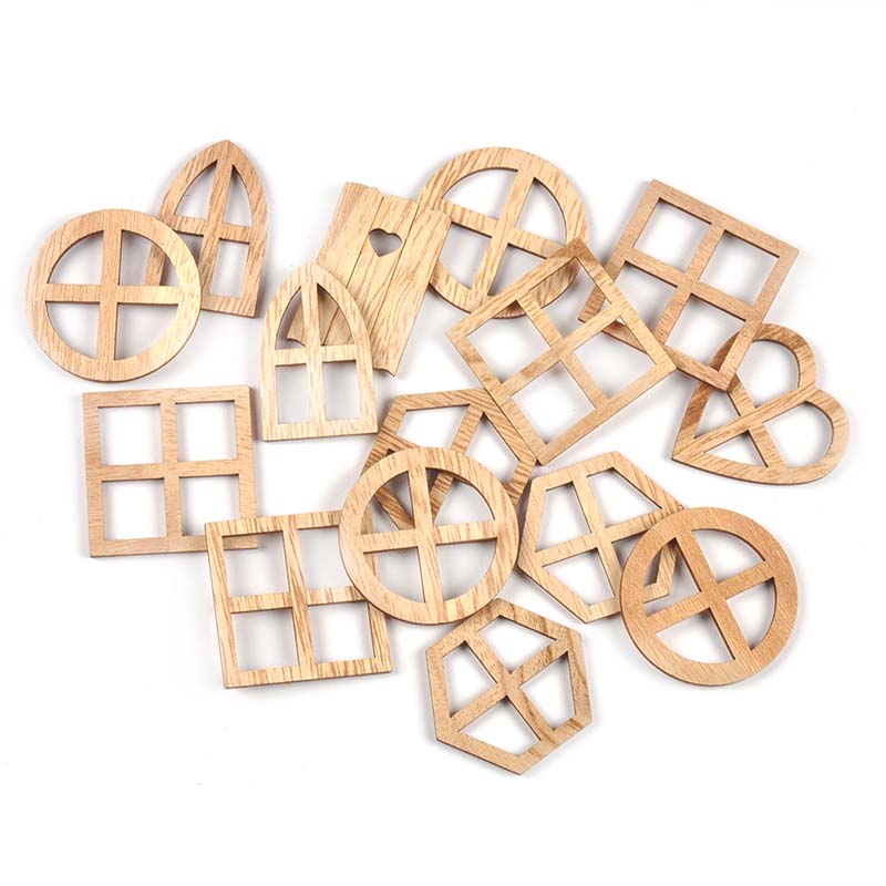 25Pcs 30-45mm Round/Heart/Hexa - đánh giá và giá Oud Wood Chip