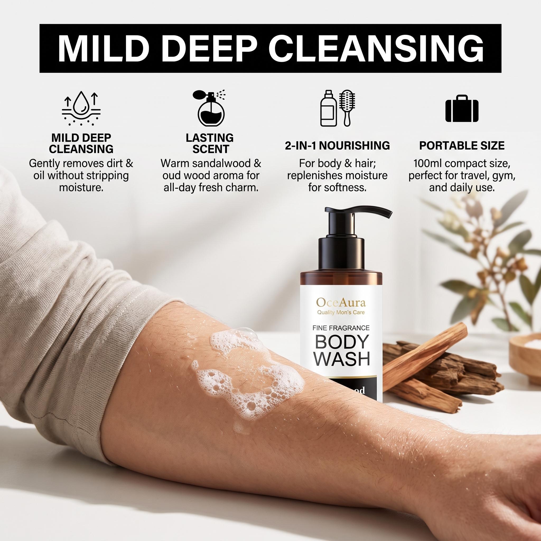 OceAura Sandalwood Body Wash F - đánh giá và giá Perfume Fragrance One