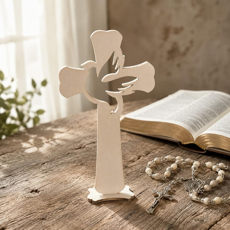 Wooden Peace Dove Cross Slices - đánh giá và giá Oud Wood Chip
