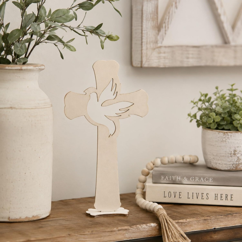 Wooden Peace Dove Cross Slices - đánh giá và giá Oud Wood Chip