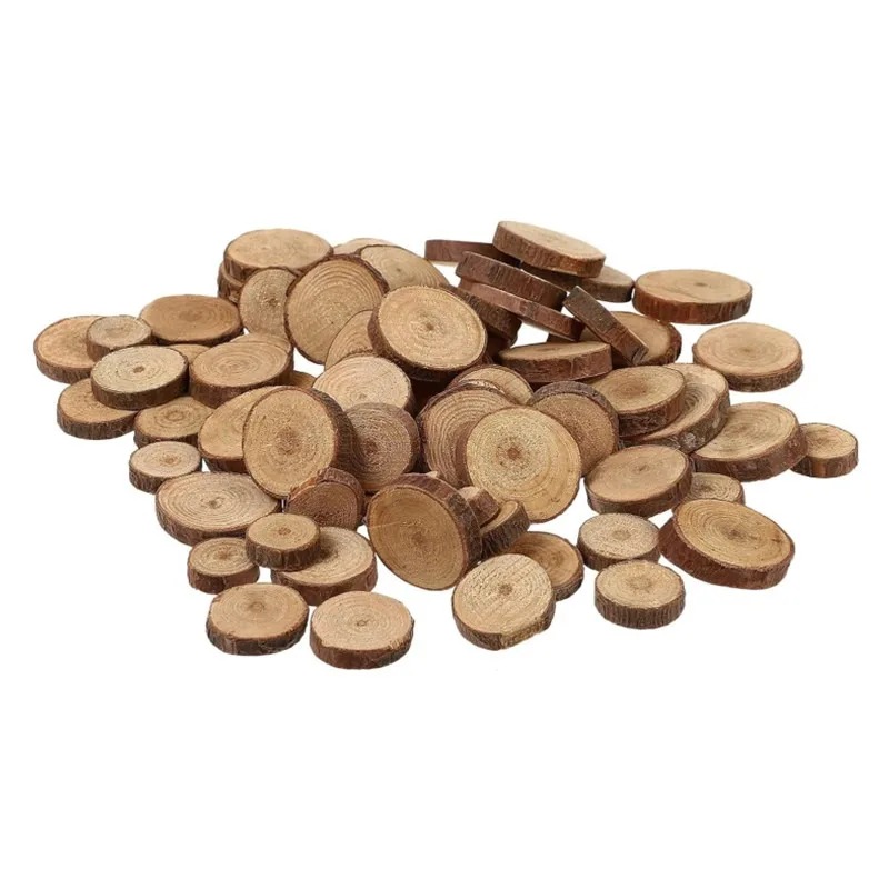 30PCS 1-3CM Unfinished Wood Sl - đánh giá và giá Oud Wood Chip