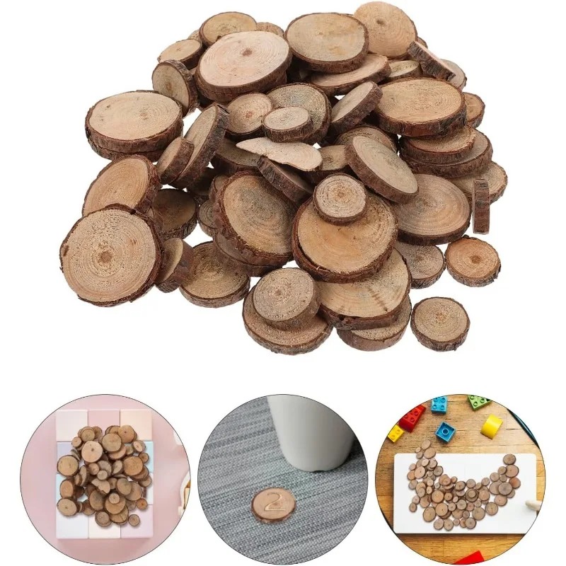 30PCS 1-3CM Unfinished Wood Sl - đánh giá và giá Oud Wood Chip
