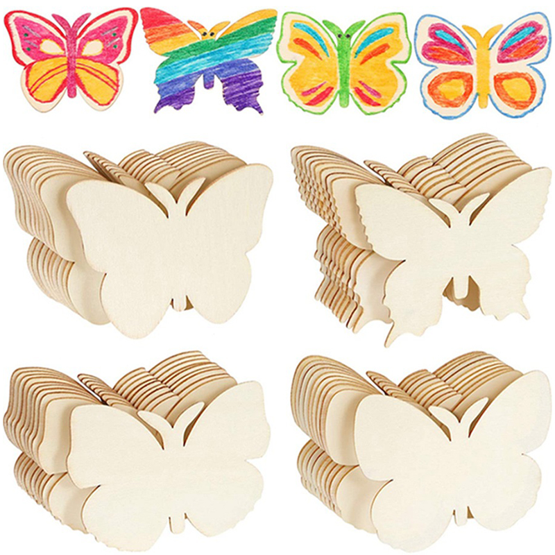 10pcs Wooden Butterfly Blank W - đánh giá và giá Oud Wood Chip