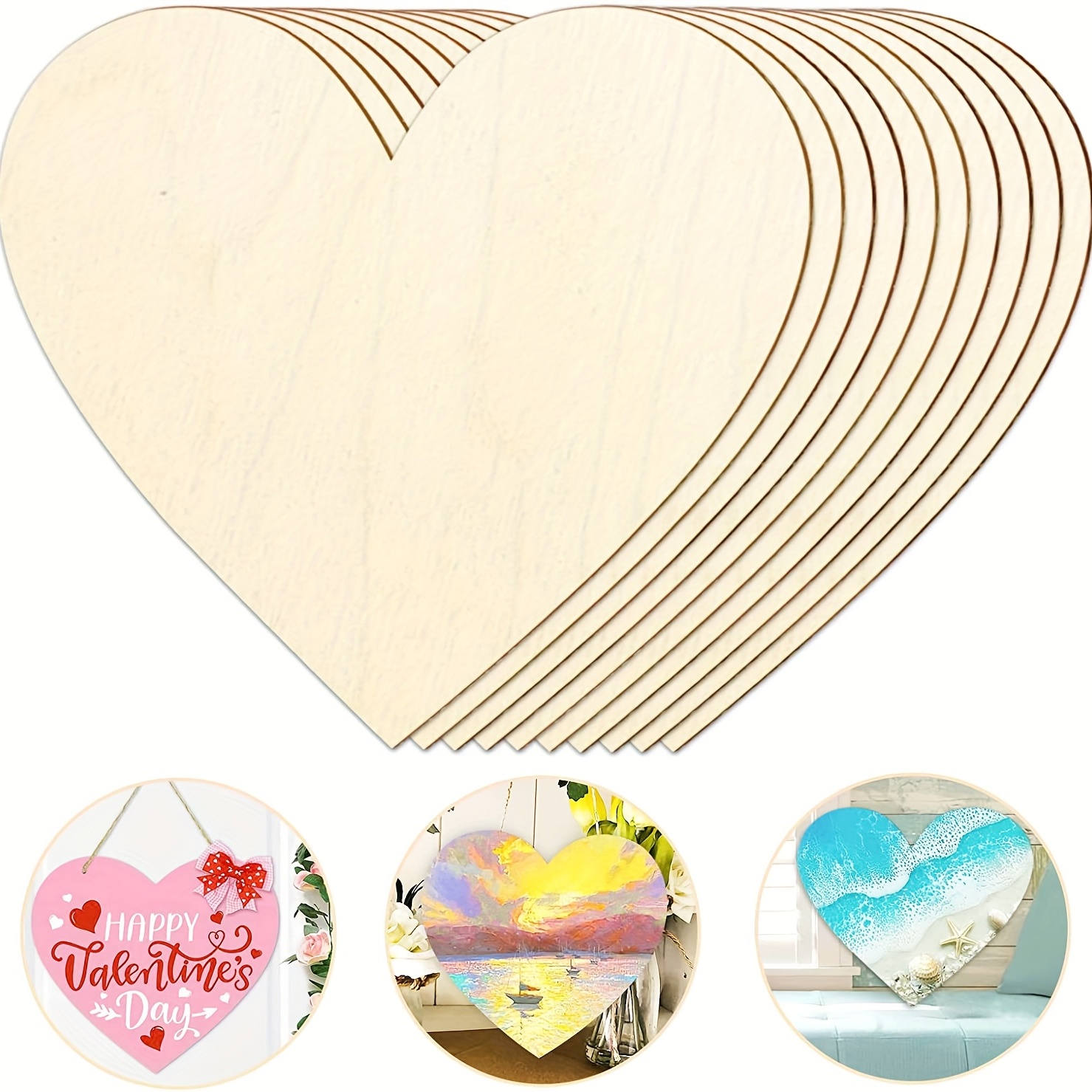2Pcs 12Inch Blank Heart Cutout - đánh giá và giá Oud Wood Chip