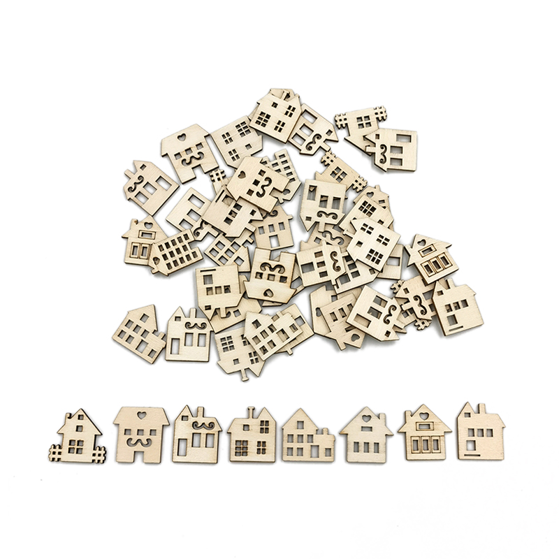 50pcs Unpainted Wood Slices fo - đánh giá và giá Oud Wood Chip