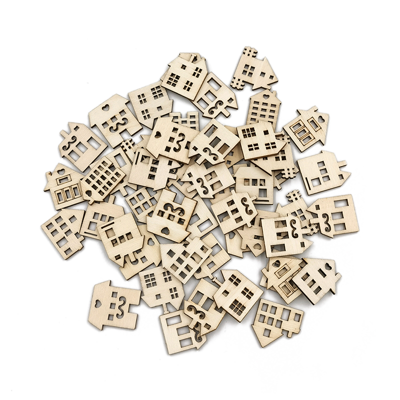 50pcs Unpainted Wood Slices fo - đánh giá và giá Oud Wood Chip