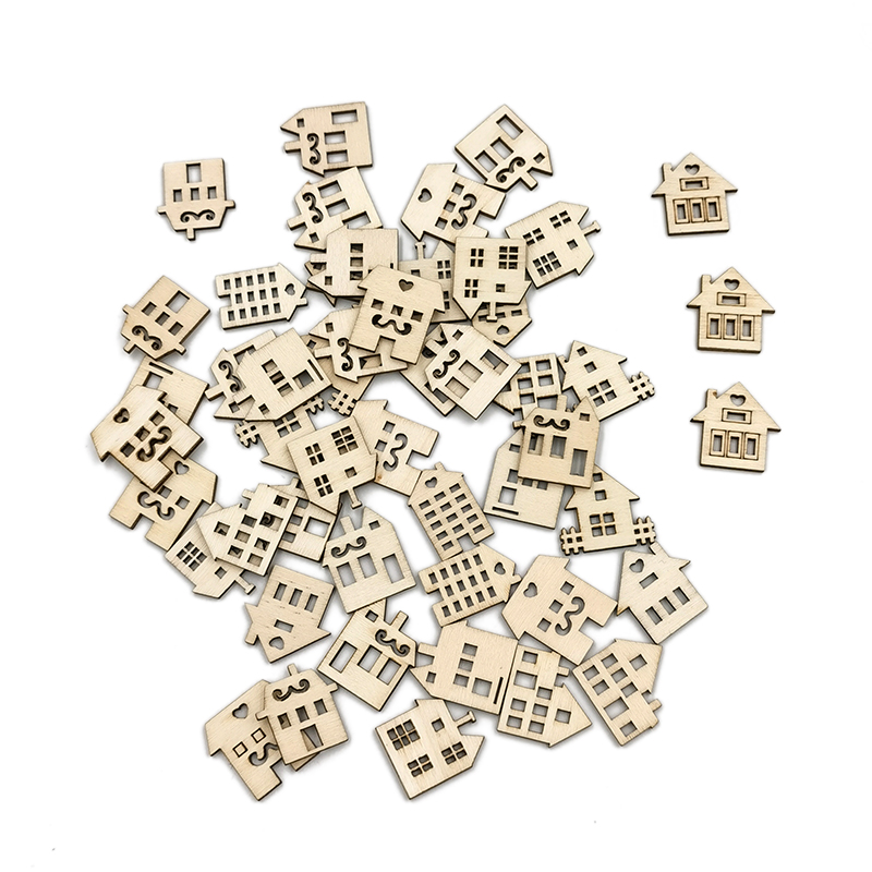 50pcs Unpainted Wood Slices fo - đánh giá và giá Oud Wood Chip